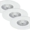 3 x Briloner LED Einbauleuchte rund Weiß starr IP23 3 x 5W Produktbild-Vorschau 4