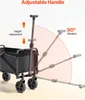 SucceBuy Chariot pliable pour la plage, le jardin et le Voir les images du produit 3