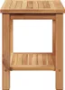 Table basse marron 50 X 35 X 45 Cm Teck massif Lumarko ! Voir les images du produit 6