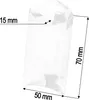 50 transparente Kissenboxen mit Lochung, Blister-Verpackung Produktbild-Vorschau 2
