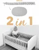 Babynest 2-in-1, Nestchen, & Bettschlange Beige – Velours, Produktbild-Vorschau 3