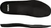 A top-down view and a side view of a black shoe insole with the brand name 'uvex' printed on it. Podgląd zdjęcia produktu