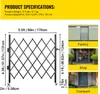 SucceBuy Porte de sécurité pliante, 48" H x 66" W Porte Voir les images du produit 7
