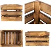 Creative Deco 3 x Holzkiste Braun Geflammt | 40 x 30 x 23 Produktbild-Vorschau 6