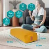 #DoYourYoga Yoga-Bolster Paravati - gefüllt mit Dinkelspelz Produktbild-Vorschau 3