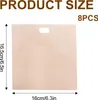 A product size chart showing a single beige bag with dimensions indicated. Produktbild-Vorschau
