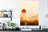 MuchoWow® Poster Malerei - Sonne - Landschaft - Vögel Produktbild-Vorschau 3