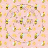 Mr. & Mrs. Panda kuschelkissen 40x40 Biene Happy - Rosa - Produktbild-Vorschau 2