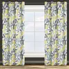 Design91 Vorhang DORIN senfgelb gelb 140x250 cm  Ösen Produktbild-Vorschau 2