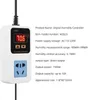 A digital humidity controller with a display and a power outlet. Náhľad obrázku produktu