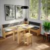Gruppo panca ad angolo Vicco Roman Rovere dorato 210 x 150 Anteprima dell’immagine prodotto 4