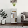 vidaXL Sideboard Weiß 34,5x32,5x90 cm Holzwerkstoff Produktbild-Vorschau 1