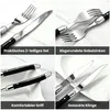 Besteck Set 6 Personen,12-tlg Steakbesteck,Edelstahl Produktbild-Vorschau 9