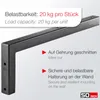SOTECH Wandkonsole L-Winkel WK450 450 x 150 x 30 mm schwarz Produktbild-Vorschau 3