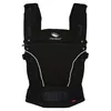 A black baby carrier is shown against a white background. Produktbild-Vorschau