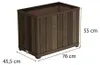 KETER 261035 garden planter walnut Voir les images du produit 6