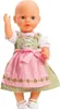Puppen-Dirndl sortiert 28-33 cm, 1 Stück Produktbild-Vorschau 4