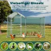 XMTECH 2x1x1,5m Poulailler Enclos Enclos pour animaux avec Voir les images du produit 4
