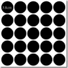 INF Blackboard-Aufkleber, 25 Stück/Bogen, 38 mm, 210 x 210 Produktbild-Vorschau 1