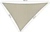 SHADOW COMFORT 3 x 3,5 x 4 m Dreieckiges Sonnensegel Sahara Produktbild-Vorschau 1