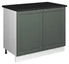 Spülenunterschrank Vicco Fame-Line Grün-Gold Landhaus/Weiß Produktbild-Vorschau 1