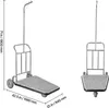SucceBuy Hotelgepäckwagen 272kg 3 Räder Kofferwagen Produktbild-Vorschau 8