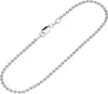 Armband 925 Sterling Silber 19cm Kugelkette rund Damen Produktbild-Vorschau 1