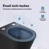 doporro WC Suspendu Gris Noir Mat Cuvette Céramique Voir les images du produit 4