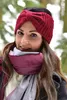 styleBREAKER Damen Strick Stirnband mit Schleife, Reiskorn Produktbild-Vorschau 2