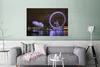 MuchoWow® Poster Lila Feuerwerk und ein lila London Eye am Produktbild-Vorschau 5