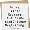 Mr. & Mrs. Panda doppelkarte Spruch Liebe Hebamme - Weiß - Produktbild-Vorschau 1