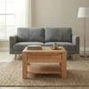 Couchtisch Kernbuche Massivholz 70x70 cm mit Schublade Produktbild-Vorschau 5