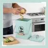 Relaxdays – pojemnik na kompost do kuchni, 6 l, mały kosz Podgląd zdjęcia produktu 5