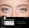 A split image showing two different eye makeup styles with eyelash extensions, and a product display of the eyelash extensions. Produktbild-Vorschau