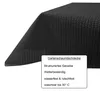 Garten Tischdecke Outdoor PVC rechteckig 130x160 cm Schwarz Produktbild-Vorschau 2