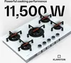 Klarstein Plynový sporák 5 horákov, 11,5 kW vstavaný Náhľad obrázku produktu 2