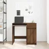 vidaXL Scrivania look rovere marrone 86x49x76 cm materiale Anteprima dell’immagine prodotto 3