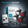 Kit d'éclairage vélo Inlustro LED 500 lumens, rechargeable Voir les images du produit 8
