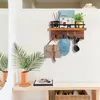 Schlüsselbrett Schlüsselregal aus Holz mit 5 Haken, Produktbild-Vorschau 3