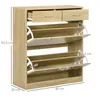 HOMCOM Schuhschrank, Schuhregal aus Holz, für 12 Paar Produktbild-Vorschau 3