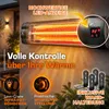 TRESKO Infrarot Heizstrahler 2500W schwarz mit Produktbild-Vorschau 8