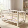 LETTO IN LEGNO BIANCO LETTO IN LEGNO per bambole lettino Anteprima dell’immagine prodotto 5