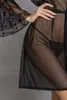 Passion Lovelia Peignoir - Black L/Xl Produktbild-Vorschau 11
