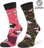 SKIETY Bunte Lustige Socken für Erwachsene Baumwolle, Produktbild-Vorschau 2