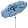Outsunny Sonnenschirm Ø265 cm, Balkonschirm Strandschirm Produktbild-Vorschau 1
