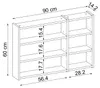 Roomart GUSTO-I-90 Badmöbel Spiegelschrank 90 cm breit, Produktbild-Vorschau 6
