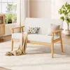 Iropro 2 Sitzer Sofa, Kleine Sofa mit Holzrahmen, Produktbild-Vorschau 2