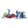 BRUDER bworld Tankstelle mit Waschplatz| 62111, Tankstelle, Produktbild-Vorschau 2
