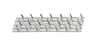 Alberts 40 x Nagelplatten 102 x 25 mm – verzinkt, Produktbild-Vorschau 2