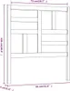 vidaXL Bett-Kopfteil Weiß 81x4x104 cm Massivholz Kiefer Produktbild-Vorschau 6
